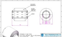直径3米，长度3.8米的甜甜圈护舷图纸（donutfender TTQ30003800）