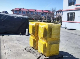 西北工業(yè)大學(xué)在永泰長榮工廠定制的百米水深浮體材料浮塊