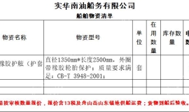 实华南油船务朝阳501充气橡胶护舷（护套式）询价