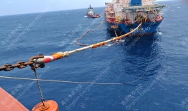 青岛永泰长荣系泊浮标浮体摩擦链浮筒在海洋石油111、海油石油121和海油石油118应用