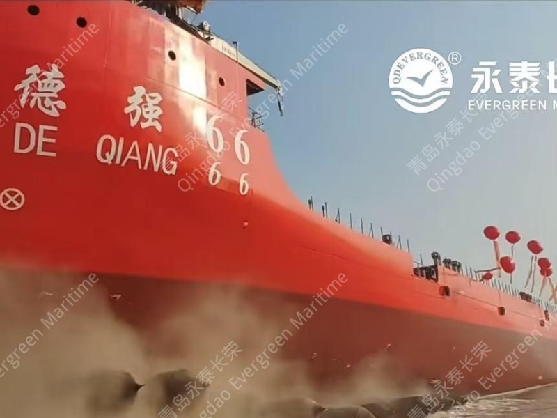 青岛永泰20周年回顾：2007-2009年完成的十二项船舶气囊下水