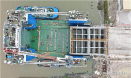 粤东LNG码头工程沉箱气囊出运及安装工艺