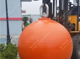 青島永泰長榮直徑1米的球型深海浮體材料浮標(biāo)浮筒圓球狀
