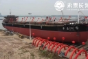 昆仑惊回首,大海跳蛟龙,扬州仪征中西101号船气囊下水成功