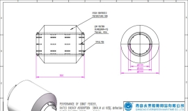 直径3米，长度3.8米的甜甜圈护舷图纸（donutfender TTQ30003800）