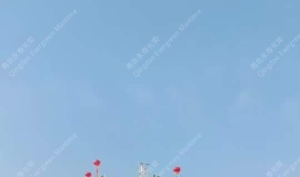 扬子船厂为菲律宾打造的第一艘90米客滚轮气囊下水吉水接水顺利