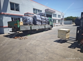 41只防碰与托架系统气囊装车发广东物流专线到江门新会航通船业