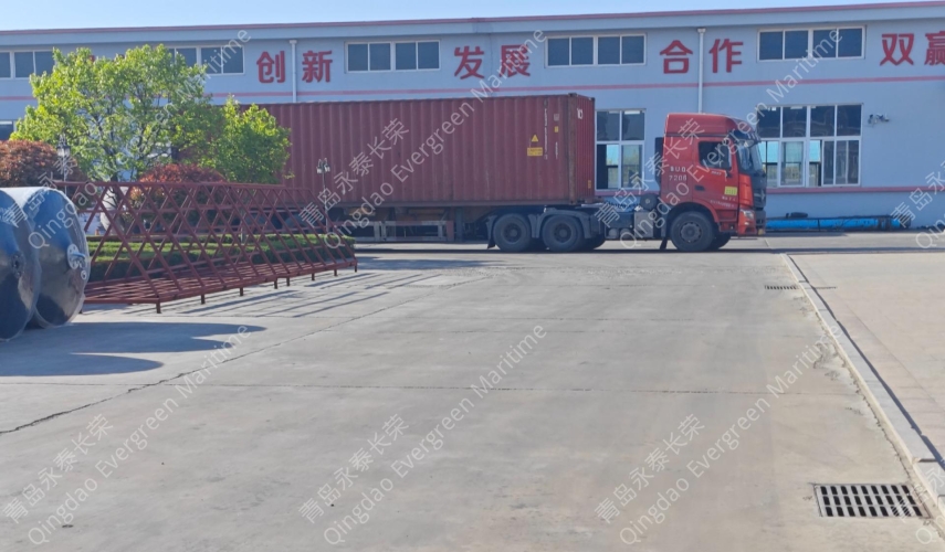 60只船舶下水气囊(qn1050&qn1260&qn15100&qn15150)缠绕膜包装40柜发巴西