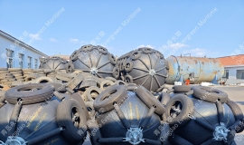 1×1.5米充气橡胶护舷靠球80kpa(kq1015飞机轮胎护套)尺寸外观气密及压力压缩工厂自检