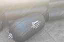 17个0.5×1米的黑色充气橡胶护舷靠球碰垫(KQ0510)出口托盘撒气包装准备发货