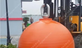 青島永泰長榮直徑1米的球型深海浮體材料浮標(biāo)浮筒圓球狀