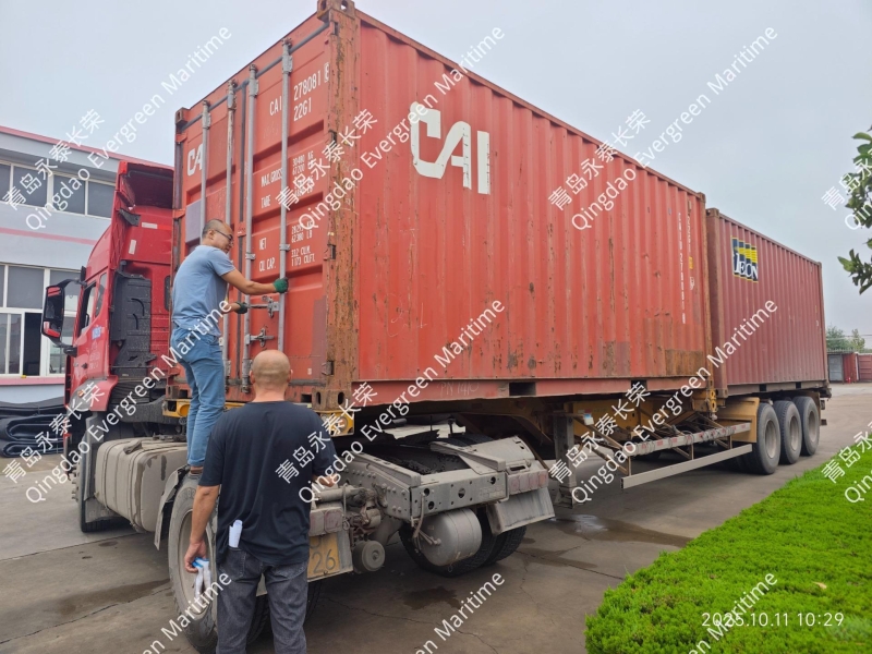 6个船舶下水气囊(QN15180&QN25180&QN25240&QN15240-12)装20柜发马尔代夫
